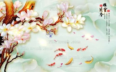 File in lụa File tranh in tường giả ngọc GN2086 (tân cổ điển) File tranh in tường giả ngọc GN2086