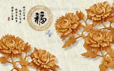 File tranh File tranh in tường giả ngọc GN2105 (gốc) chủ đề con người