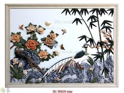 Tải file File tranh giả ngọc GN210 (PSD) cho in ấn quảng cáo