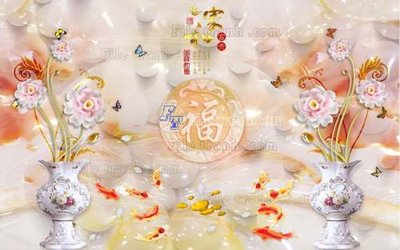 Tải file File tranh in tường giả ngọc GN2124 (gốc) in trên mọi chất liệu