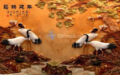 File in lụa File tranh in tường giả ngọc GN2136 (tân cổ điển) File tranh in tường giả ngọc GN2136