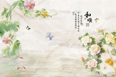 File in ấn File tranh in tường giả ngọc GN2196 (bản gốc) cao cấp