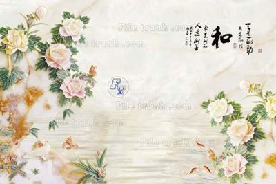 File gốc File tranh in tường giả ngọc GN2197 (ảnh rõ nét) để in