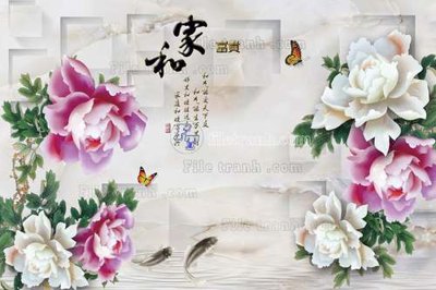 File gốc File tranh in tường giả ngọc GN2201 (PNG) nền trong suốt