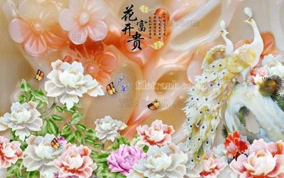 File PSD File tranh in tường giả ngọc GN2236 (bản gốc) dễ dàng edit