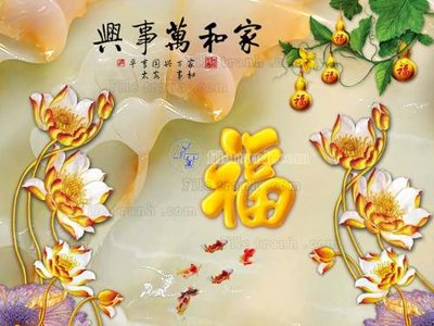 File tranh gốc File tranh in tường giả ngọc GN2351 (bản đẹp) độc quyền