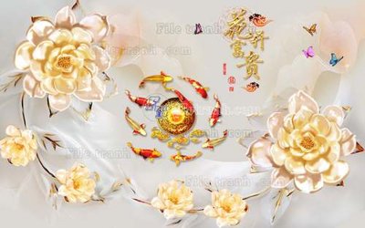 Ảnh gốc File tranh in tường giả ngọc GN2355 (độ nét cao) in mica