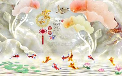 Tải file File tranh in tường giả ngọc GN2362 (gốc) làm file thiết kế