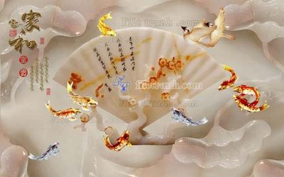 Hình ảnh gốc File tranh in tường giả ngọc GN2368 (để in khổ lớn)