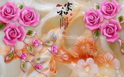 File in mica File tranh in tường giả ngọc GN2405 (bản gốc) sắc sảo