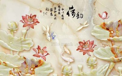 File ảnh gốc File tranh in tường giả ngọc GN2437 không vỡ nét