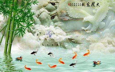 File tranh gốc File tranh in tường giả ngọc GN2452 (bản đẹp) độc quyền