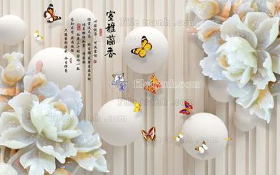 File in ấn File tranh in tường giả ngọc GN2460 chuyên nghiệp