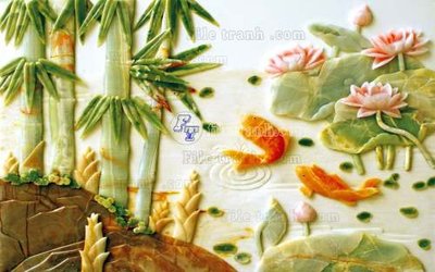 File in trần File tranh in tường giả ngọc GN2486 (bản gốc) mây trời