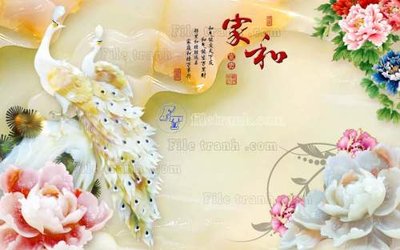 File gốc File tranh in tường giả ngọc GN2519 (dành cho quảng cáo)