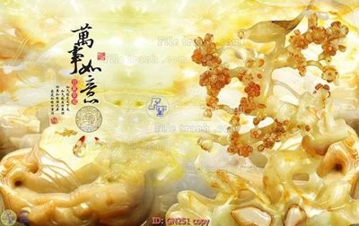 File PSD File tranh giả ngọc GN251 (nguyên gốc) chất lượng cao