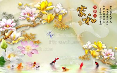 File tranh File tranh in tường giả ngọc GN2520 (gốc) in film