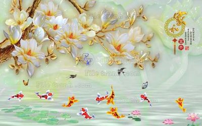 File tranh trang trí File tranh in tường giả ngọc GN2525 (tải file gốc)