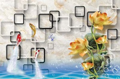 File tranh File tranh in tường giả ngọc GN2533 (bản gốc) in lụa dán tường