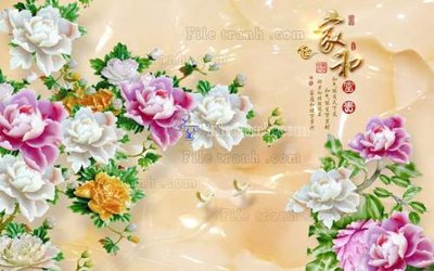 Mua file gốc File tranh in tường giả ngọc GN2549 (PSD) tại Filetranh.com