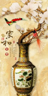 File in trần File tranh in tường giả ngọc GN3035 (bản gốc) bầu trời