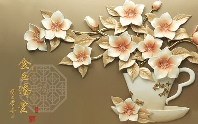 File ảnh File tranh in tường giả ngọc GN3231 (gốc) in decal dán tường