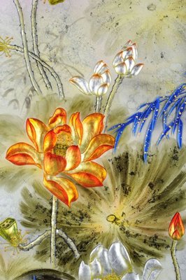 File in mica File tranh in tường giả ngọc GN3246 (bản gốc) sắc sảo