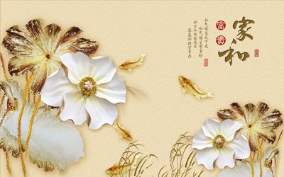 File in trần File tranh in tường giả ngọc GN3313 (bản gốc) phong cảnh