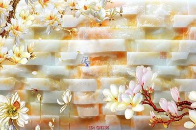 File in lụa File tranh giả ngọc GN336 (chất lượng cao) File tranh giả ngọc GN336