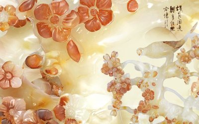 Tải file File tranh in tường giả ngọc GN3400 (gốc) chủ đề hoa sen