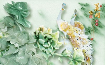 File ảnh gốc File tranh in tường giả ngọc GN3410 không vỡ nét