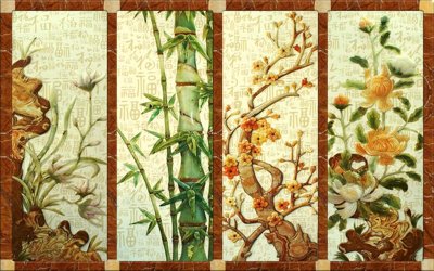 File PSD File tranh in tường giả ngọc GN3518 (bản gốc) dễ dàng edit