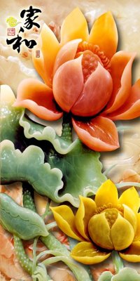 File gốc in ấn File tranh in tường giả ngọc GN3563 chuẩn màu CMYK