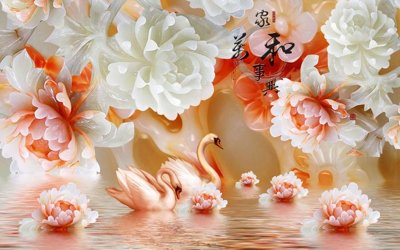 File ảnh File tranh in tường giả ngọc GN3580 (gốc) dùng in Pano