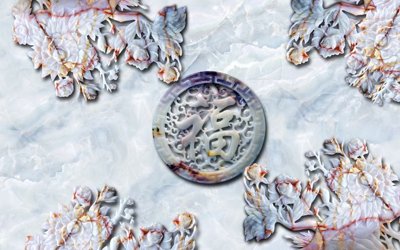 Ảnh gốc File tranh in tường giả ngọc GN3752 (độ nét cao) in tráng gương