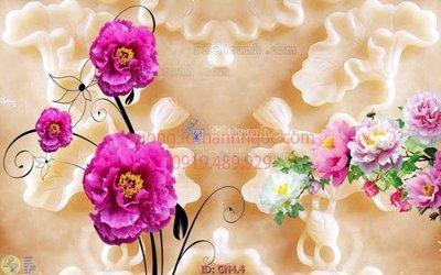 File in trần File tranh giả ngọc GN4 (bản gốc) hoa văn