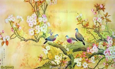 Download file File tranh giả ngọc GN442 (gốc) in mica cao cấp