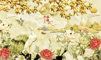 File gốc File tranh giả ngọc GN47 (dành cho trang trí nội thất)