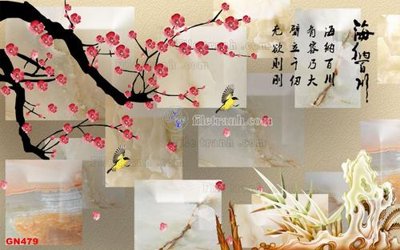 File gốc File tranh giả ngọc GN479 (cho in ấn) độc quyền