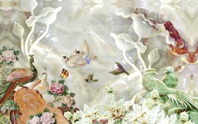 File PSD File tranh giả ngọc GN8 (gốc) nhiều lớp (multi-layer)