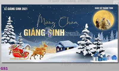 Ảnh mô tả file gốc in mica file baner phông công giáo chúa giáng sinh GS1