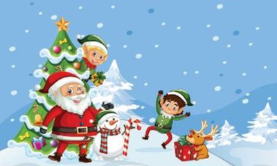 File gốc File phông sân khấu background banner giáng sinh noel 2025 GS1011 (cho in 3D) độc đáo