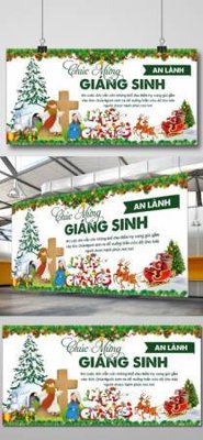 File tranh File phông sân khấu background banner giáng sinh noel 2025 GS1017 (bản gốc) treo phòng ăn
