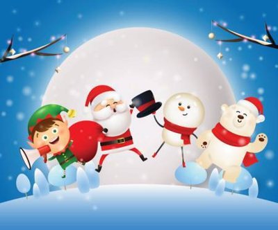 File tranh PSD File phông sân khấu background banner giáng sinh noel 2025 GS1031 chất lượng cao