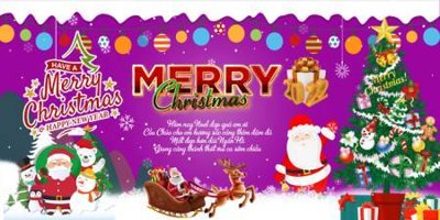 File gốc File phông sân khấu background banner giáng sinh noel 2025 GS1037 (chuẩn CMYK) cho nhà in