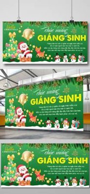 Download file File phông sân khấu background banner giáng sinh noel 2025 GS1047 (gốc) in mica bàn thờ