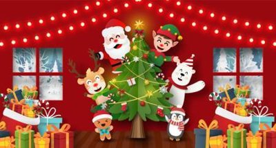Download file gốc File phông sân khấu background banner giáng sinh noel 2025 GS1079 (dùng cho in ấn)