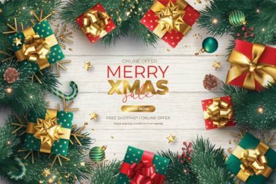 Tải file File phông sân khấu background banner giáng sinh noel 2025 GS1080 (gốc) để in ấn ngay