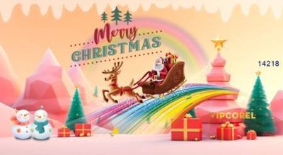 File PSD File phông sân khấu background banner giáng sinh noel 2025 GS1199 (gốc) nhiều lớp (multi-layer)
