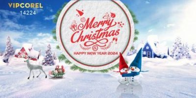File gốc File phông sân khấu background banner giáng sinh noel 2025 GS1204 (in mica) cắt laser